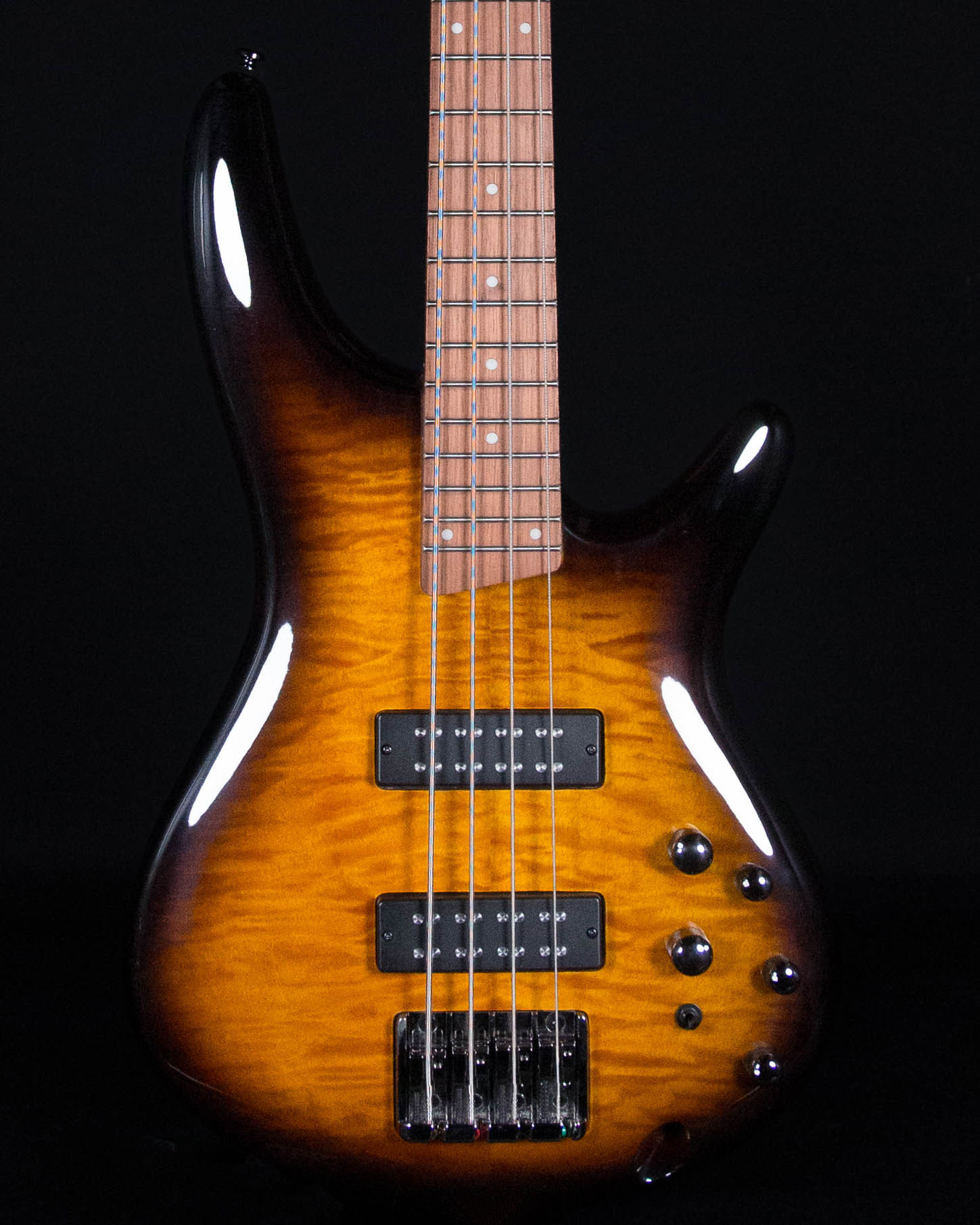 Ibanez Soundgear SR400EQMDEB 4-String Bass, Dragon Eye Burst