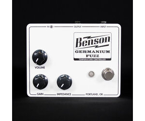 Benson Amps Germanium Fuzz, Solar White - Sims Music