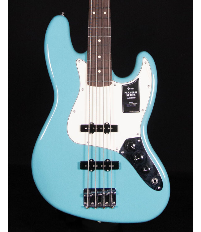 Fender Player II Jazz Bass, Rosewood FB, Aquatone Blue