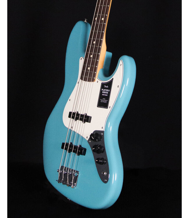 Fender Player II Jazz Bass, Rosewood FB, Aquatone Blue
