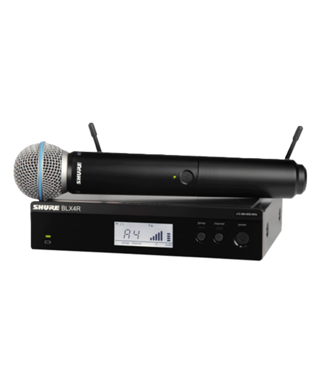 Shure BLX24R Wireless Vocal Rack-mount Set with Beta 58A - H10