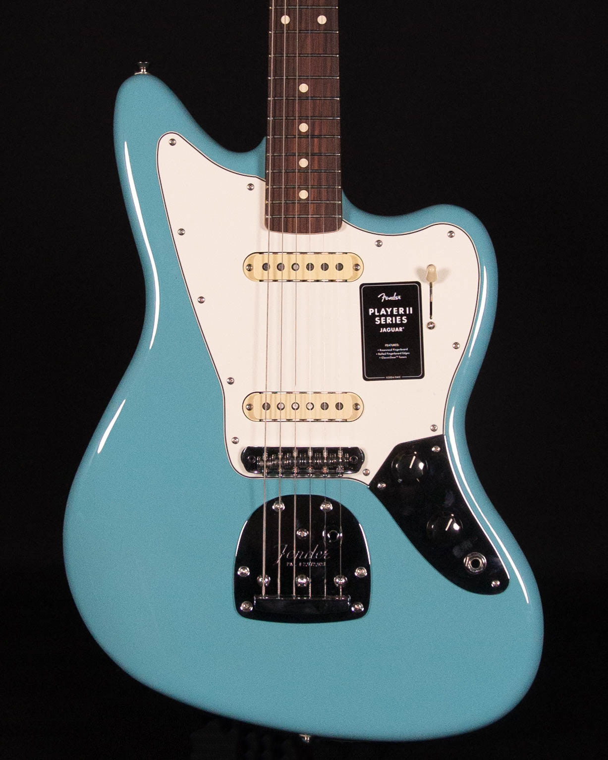 Fender Player II Jaguar Electric Guitar - Aquatone Blue