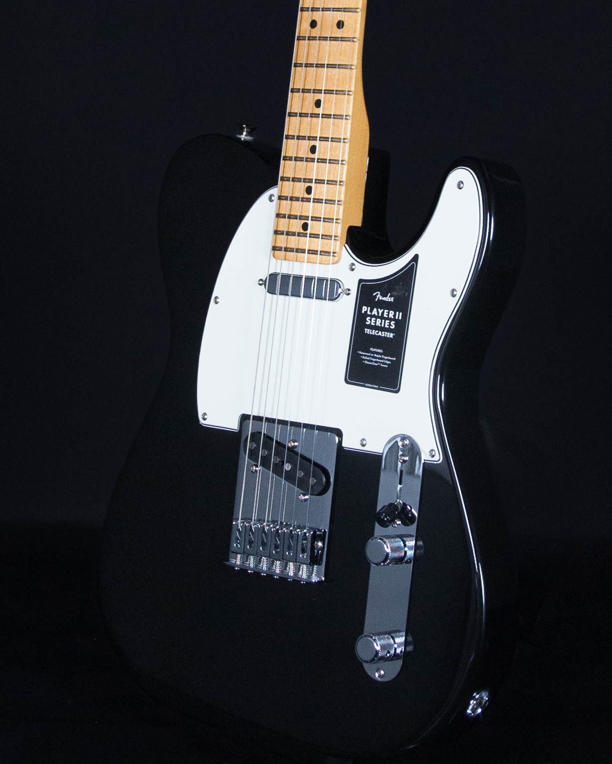 Fender Player II Telecaster®, Maple Fingerboard, Black Fender Player II Telecaster®, Maple Fingerboard, Black