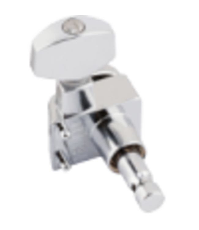 Fender Locking Strat/Tele Staggered Tuning Machines, Left-Handed Polished Chrome (6)