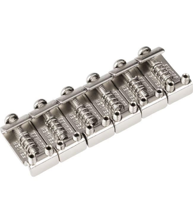 Fender American Standard Stratocaster Bridge Saddles ('08-Present), Nickel, Set of 6