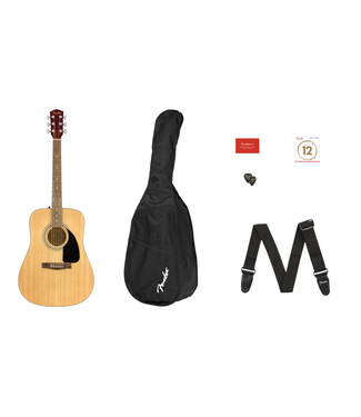 Fender Fender FA-115 Dreadnought Acoustic Pack, Natural