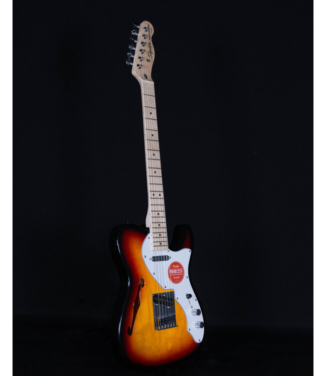Squier Affinity Telecaster Thinline, Maple FB, 3-Color Sunburst