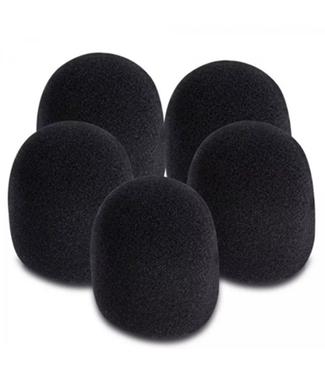 On-Stage On-Stage Windscreen 5 Pack, Black