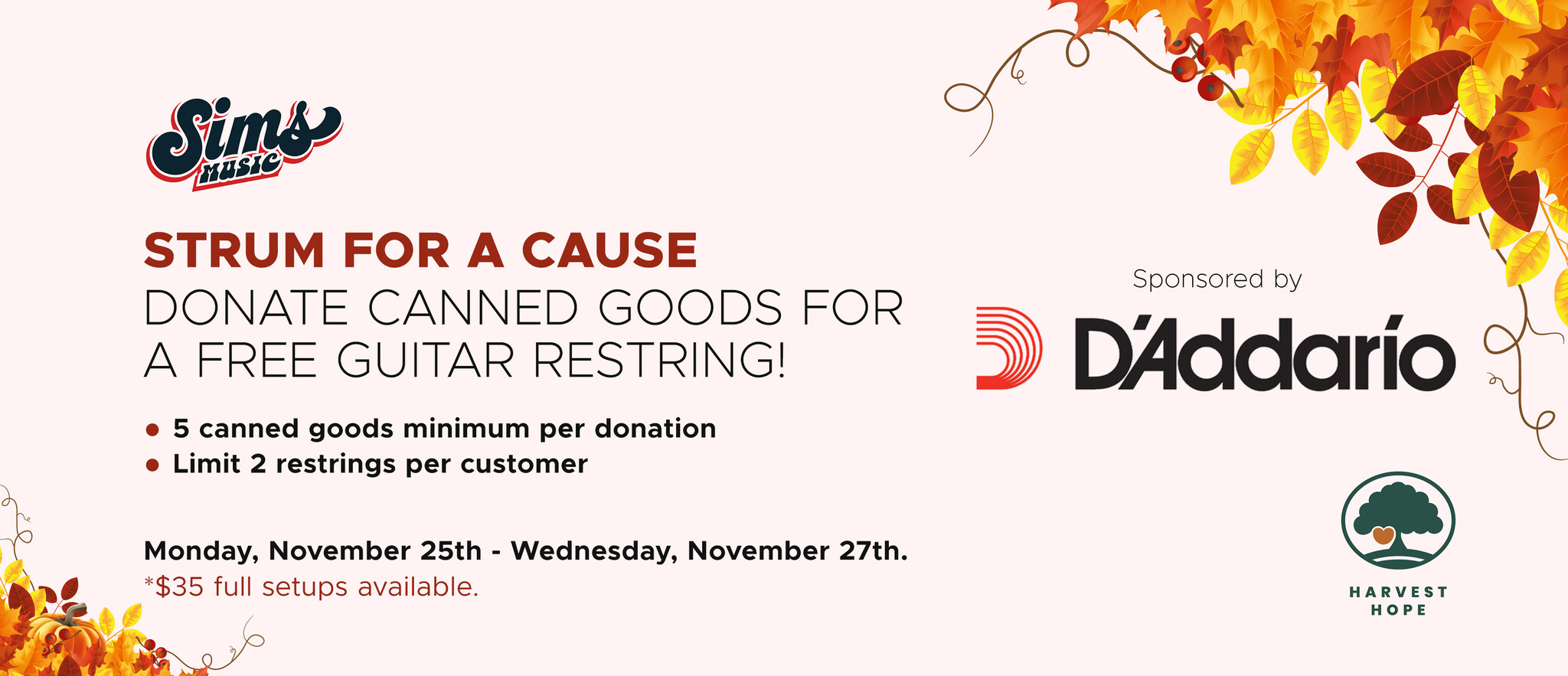 Strum for a Cause! Free Restring Event!