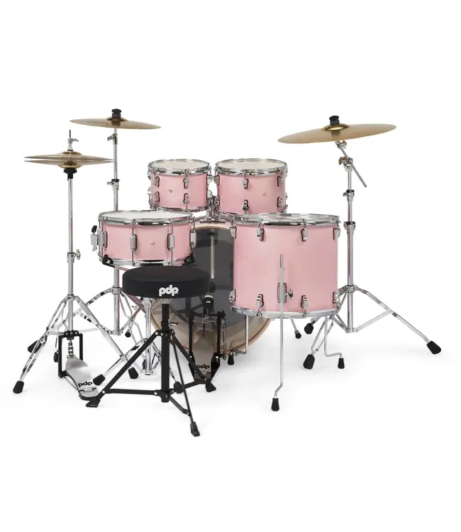 PDP Mainstage 5-Piece Complete Drumset - Pale Rose Sparkle