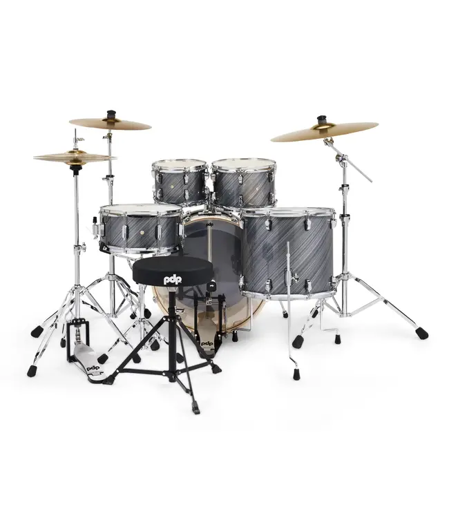 PDP Mainstage 5-Piece Complete Drumset - Twisted Graphite