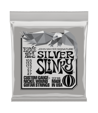 Ernie Ball Ernie Ball John Mayer Silver Slinky Nickel Wound Electric Guitar Strings 10.5-47 Gauge
