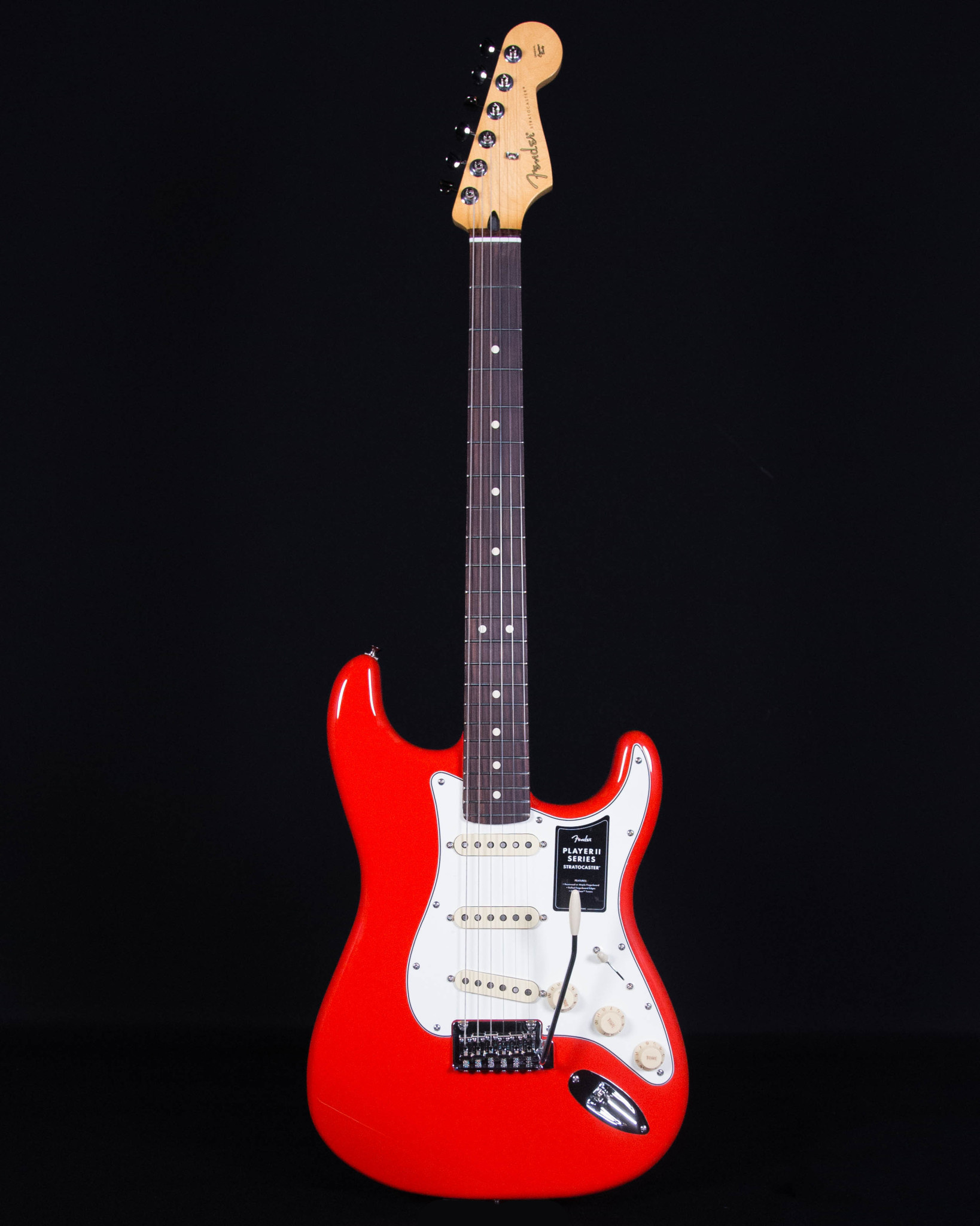 Fender Player II Stratocaster, Rosewood FB, Coral Red - Sims Fender Player II Stratocaster, Rosewood FB, Coral Red - Sims