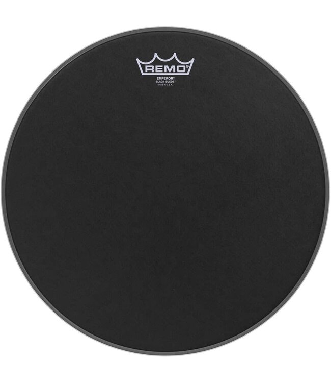 Remo 14" Emperor Black Suede Drum Head