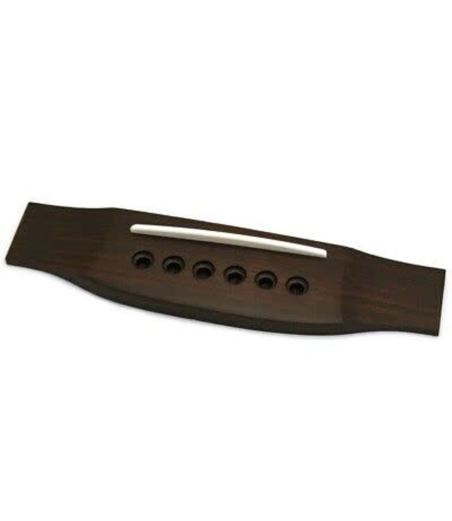 Rosewood Bridge with Plastic Saddle