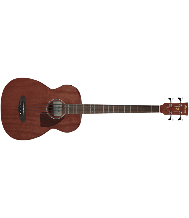Ibanez Ibanez PCBE12 Acoustic/Electric Bass, Open Pore Mahogany
