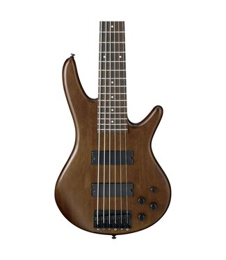 Ibanez Ibanez GSR206 6-String Bass, Brown Walnut Flat