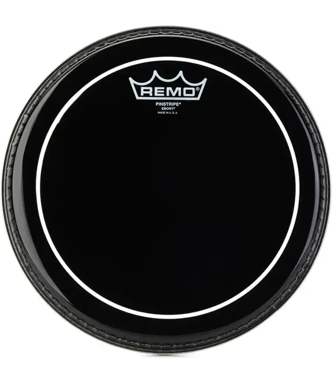 Remo 10" Pinstripe Ebony