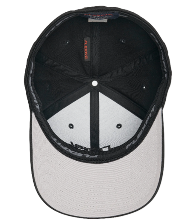DW Flexfit Performance Logo Black On Black Baseball Hat, S/M
