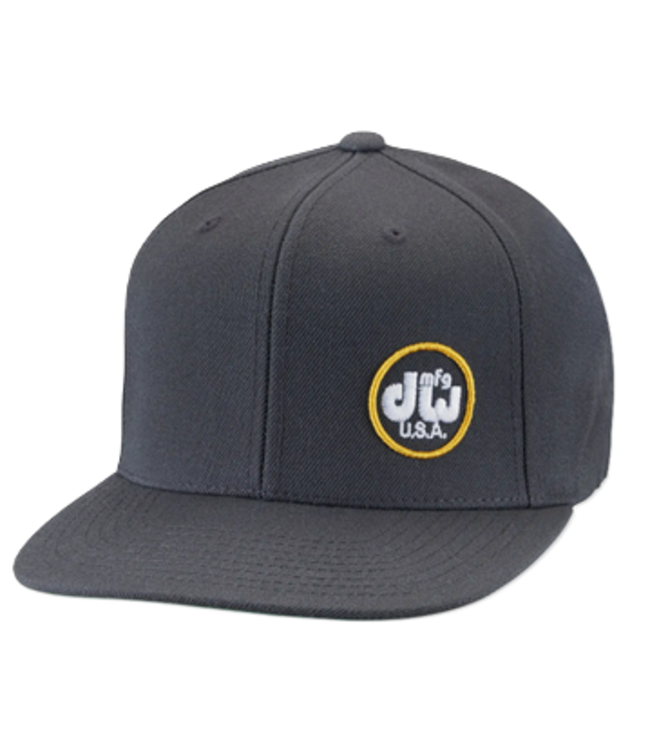 DW Mfg. Snapback Hat, Gray with Yellow Logo