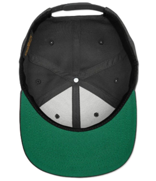 DW Mfg. Snapback Hat, Gray with Yellow Logo