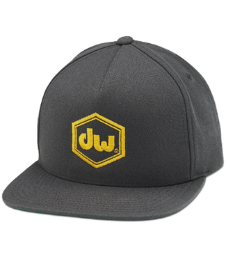 DW DW Hex Logo Hat, Snapback, Charcoal