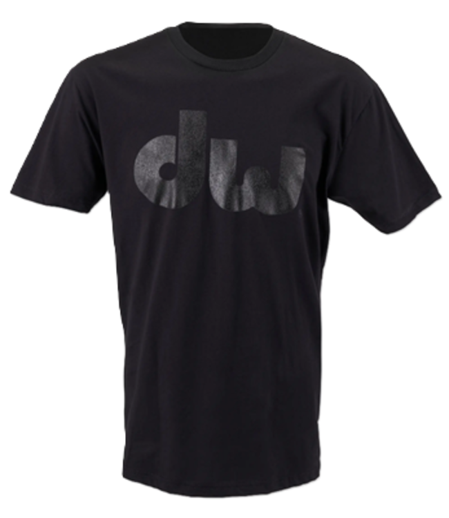 DW Foil Logo Short Sleeve T-Shirt, Black/Black, Large