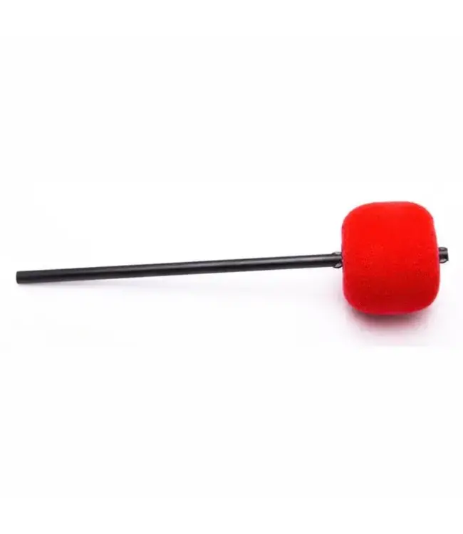 Danmar Red Felt Beater, Black Shaft