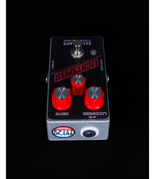 Greer Amps Lightspeed Organic Overdrive - Gameday Black