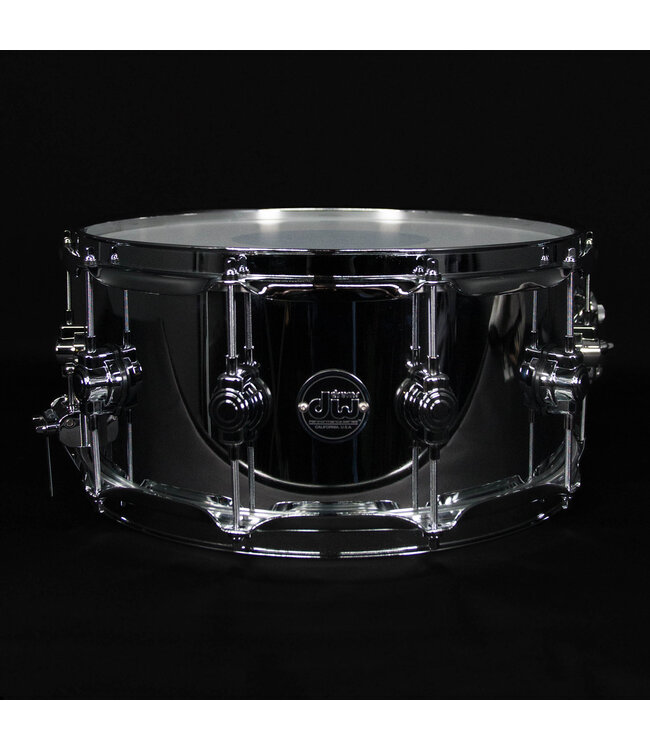 DW 14" x 6.5" Performance Series Chrome over Steel Snare Drum
