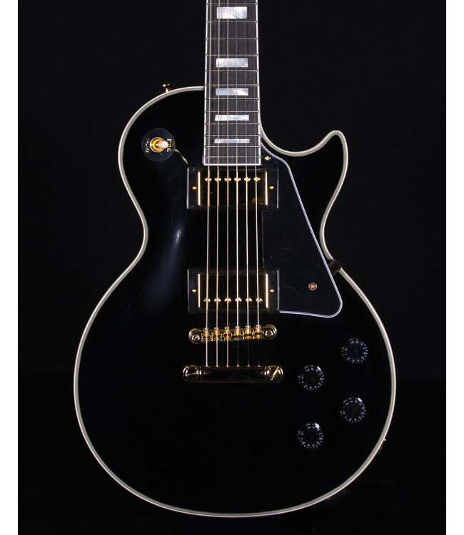 Epiphone Epiphone Inspired by Gibson Les Paul Custom, Ebony (Hard Case Included)