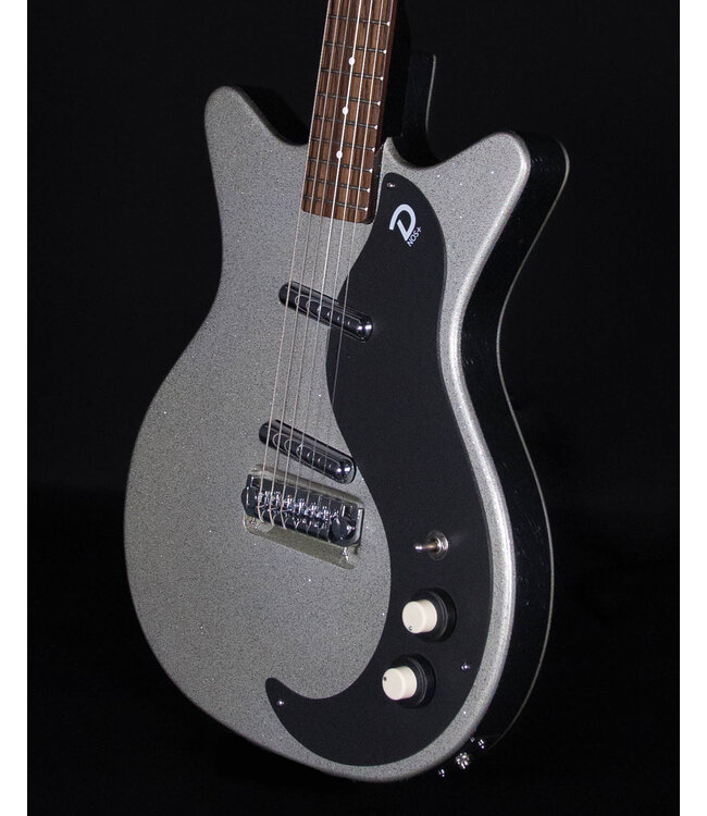 Danelectro D59 MOD New Old Stock, Silver Metal Flake