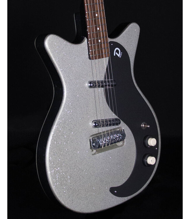 Danelectro D59 MOD New Old Stock, Silver Metal Flake