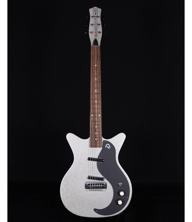 Danelectro D59 MOD New Old Stock, Silver Metal Flake