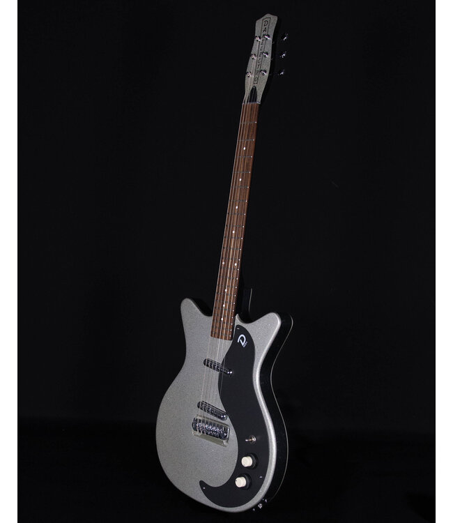 Danelectro D59 MOD New Old Stock, Silver Metal Flake