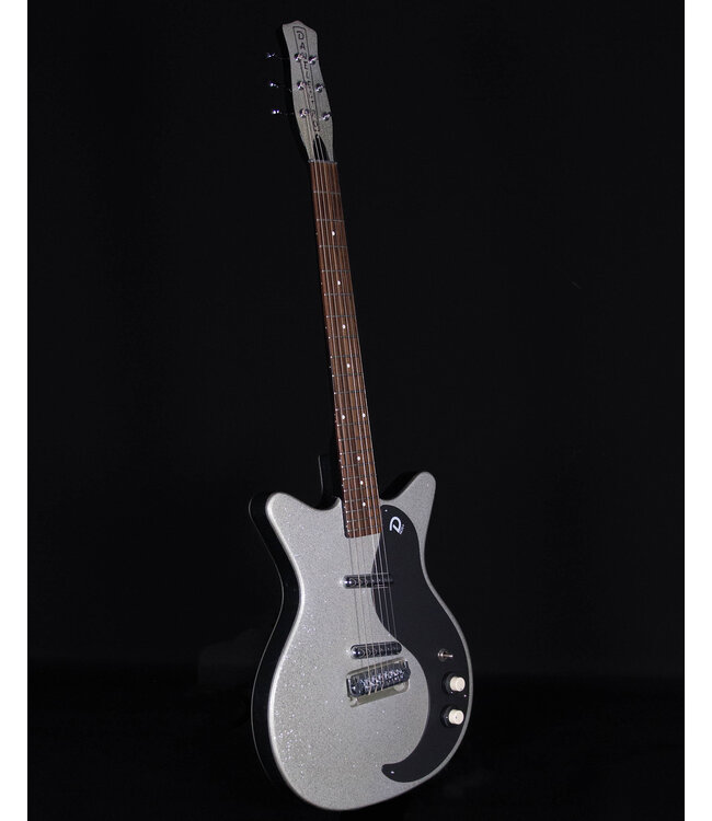 Danelectro D59 MOD New Old Stock, Silver Metal Flake