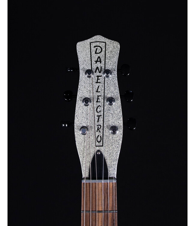 Danelectro D59 MOD New Old Stock, Silver Metal Flake
