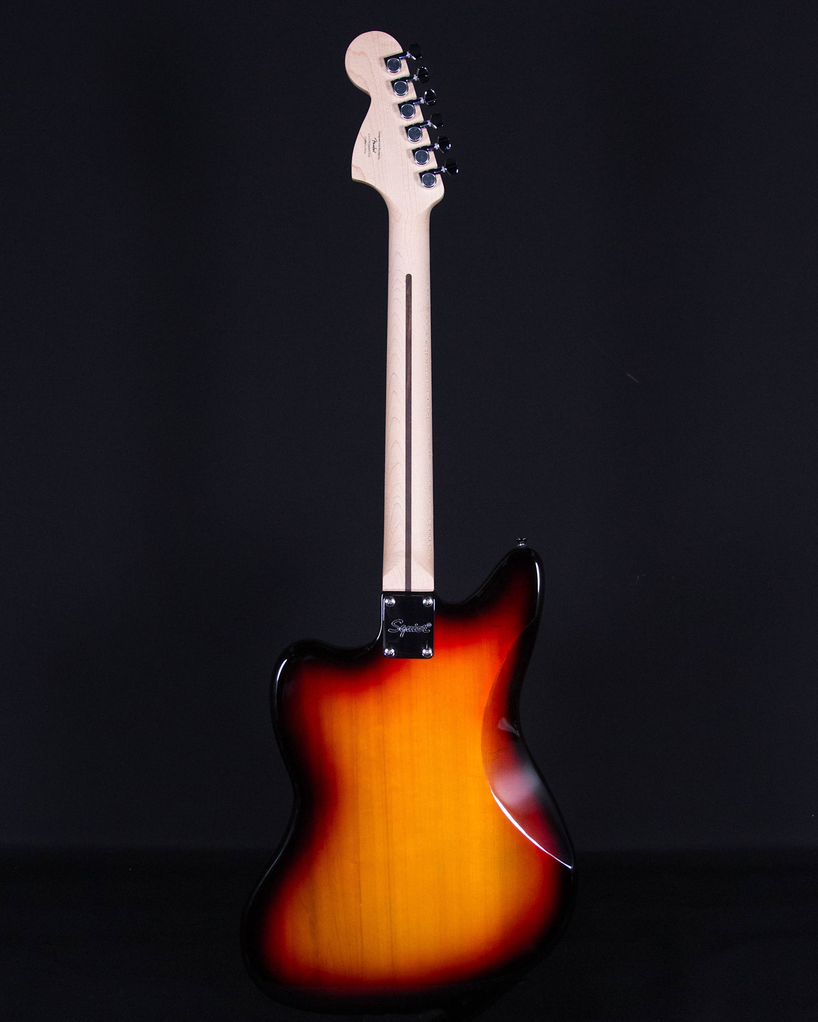 Squier Affinity Jaguar, Laurel FB, 3-Color Sunburst - Sims Music Squier Affinity Jaguar, Laurel FB, 3-Color Sunburst - Sims Music