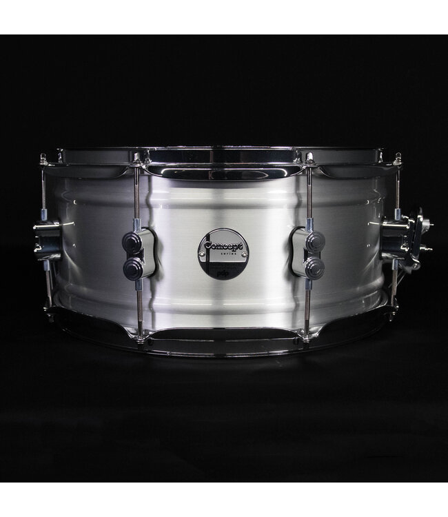 PDP 6.5" x 14" 1.2mm Natural Satin Brushed Aluminum w/ Chrome Hardware