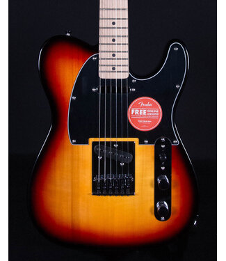Squier Squier Affinity Series Telecaster, Maple FB, Black Pickguard, 3-Color Sunburst
