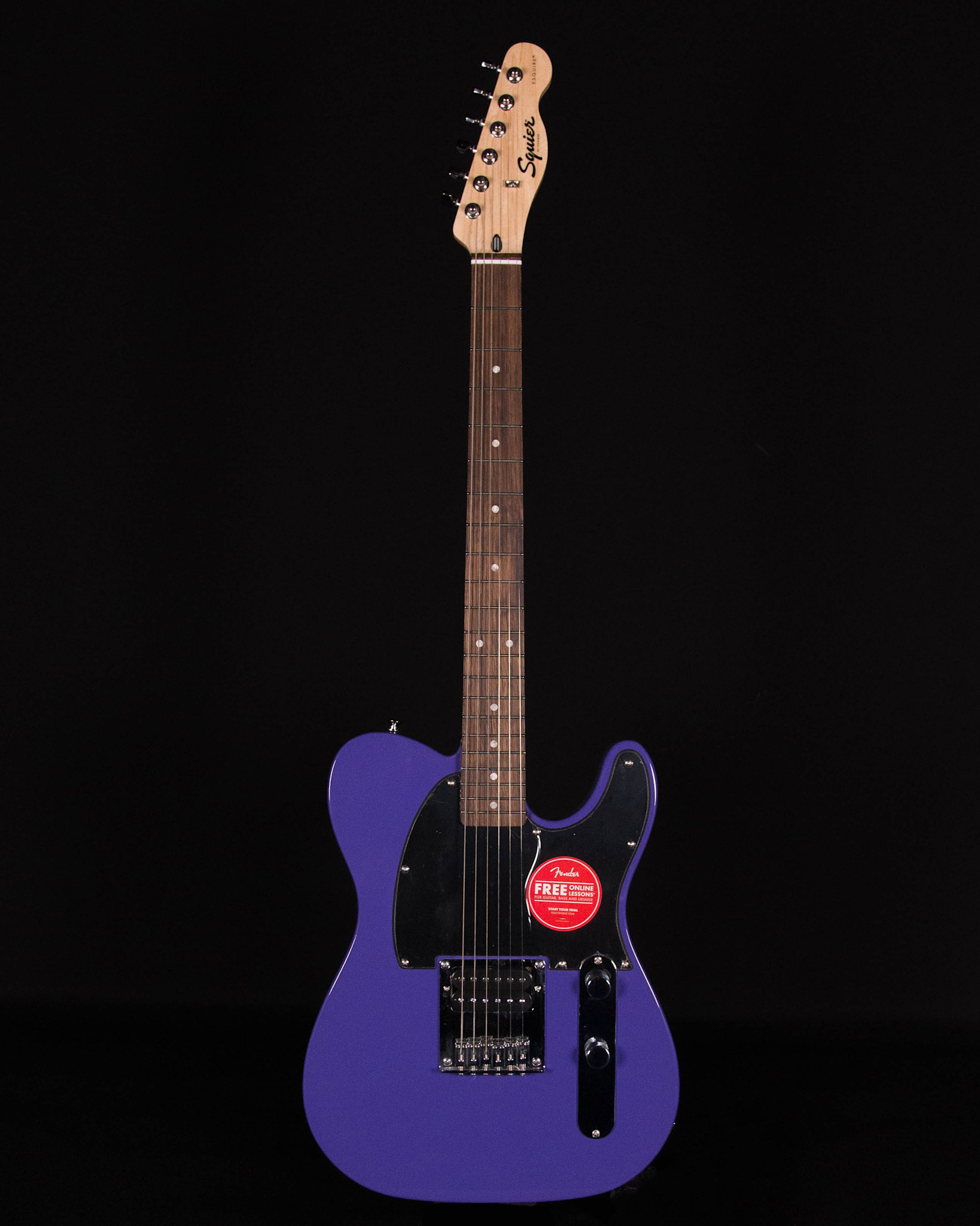 Squier Sonic Esquire H, Laurel FB, Ultraviolet - Sims Music