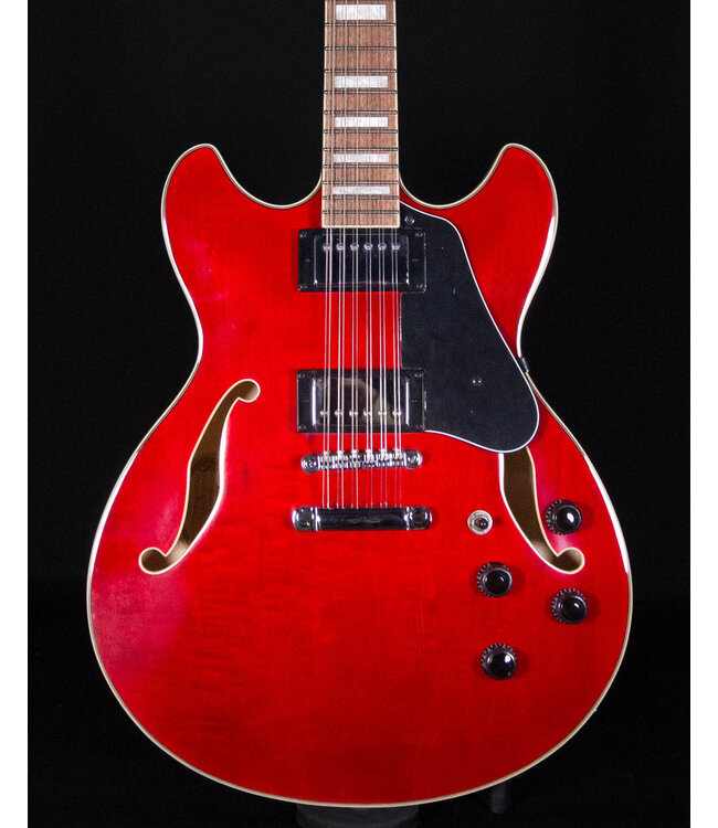 Ibanez Ibanez AS7312 12-String Electric, Transparent Cherry Red