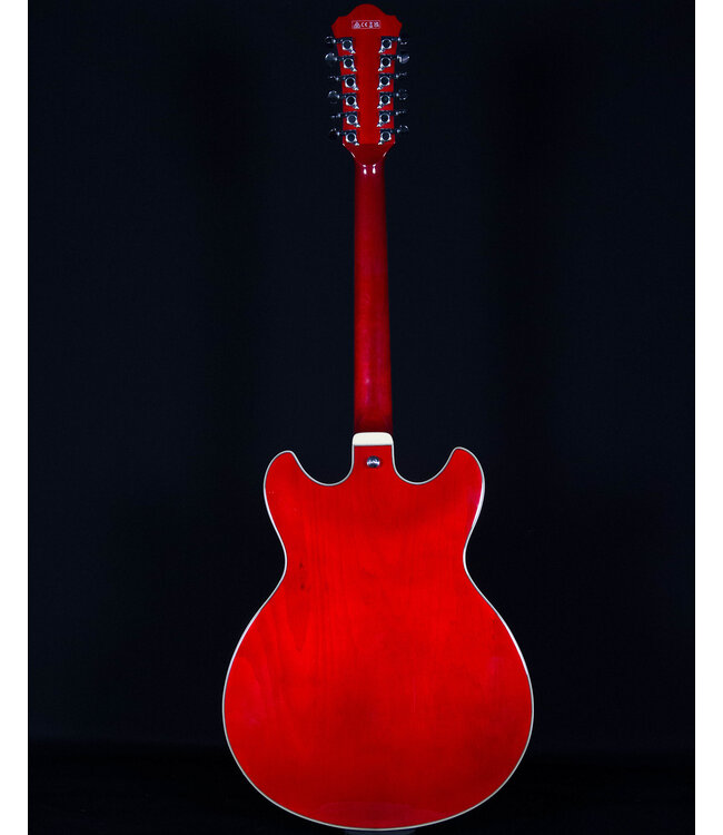 Ibanez AS7312 12-String Electric, Transparent Cherry Red