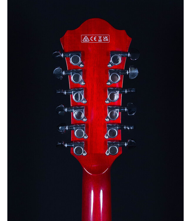 Ibanez AS7312 12-String Electric, Transparent Cherry Red