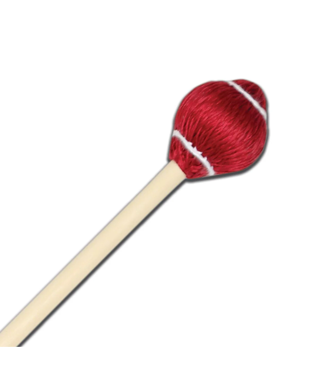 Mike Balter B24B Pro Vibe Mallets, Red Soft Cord, Birch
