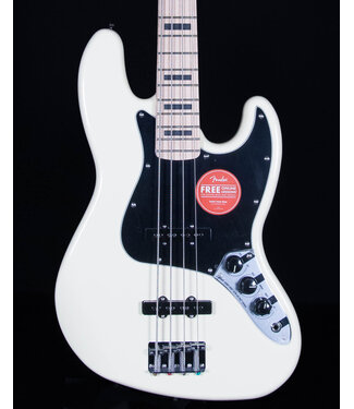 Squier Squier Affinity Active Jazz Bass, Maple FB, Olympic White