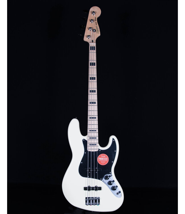 Squier Affinity Active Jazz Bass, Maple FB, Olympic White