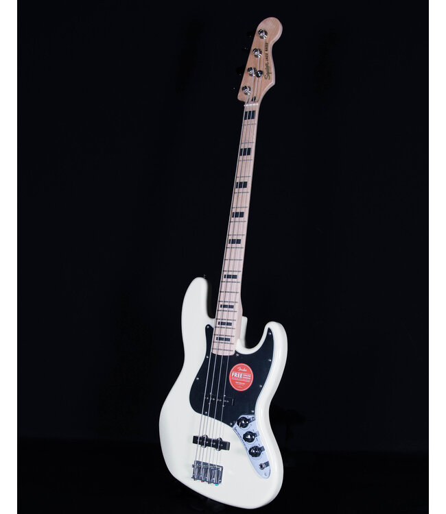 Squier Affinity Active Jazz Bass, Maple FB, Olympic White