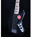 Squier Affinity Series Active Jazz Bass V, Maple FB, Black Metallic