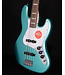 Squier Affinity Active Jazz Bass, Laurel FB, Mystic Sea Foam Green